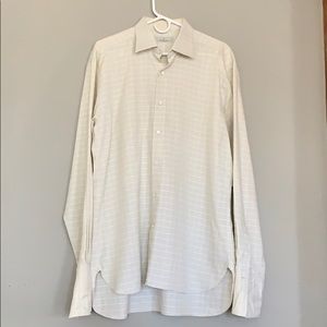 Ermenegildo Zegna Ivory Colored Graphic Check